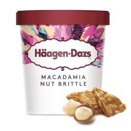 Helado de nueces de macadamia Häagen Dazs sin gluten 460 ml