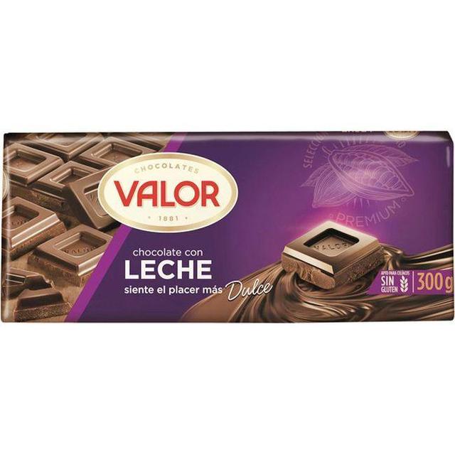 Chocolate con leche valor, tableta 300 g