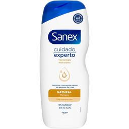 Gel de ducha cuidado exp natural sanex, bote 600 ml