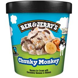 Helado chunky monkey ben&jerry`s, tarrina 490 g
