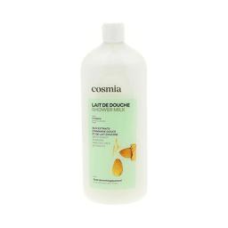 COSMIA Gel hidratante para baño o ducha (leche de ducha), con extractos de almendra dulce y leche de avena 750 ml