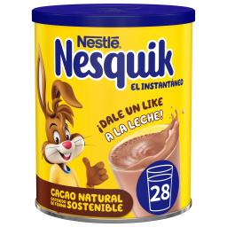 Cacao soluble instantáneo Nestlé Nesquik sin gluten 390 g