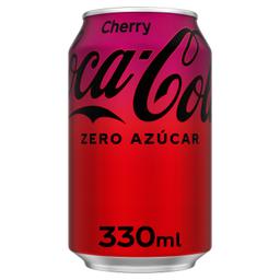 Coca Cola zero azúcar sabor cereza lata 33 cl