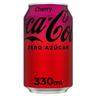 Coca Cola zero azúcar sabor cereza lata 33 cl