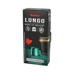 PRODUCTO ALCAMPO Café en cápsulas Lungo I6, 10 uds. 