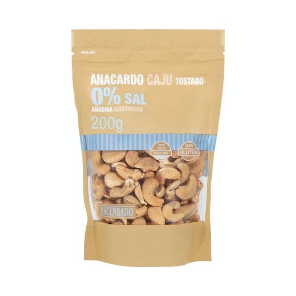 Anacardo tostado 0% sal añadida Hacendado