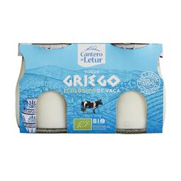 CANTERO DE LETUR Yogur griego de vaca ecológico CANTERO DE LETUR pack 2 uds x 125 g