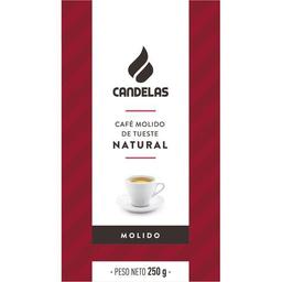 Café molido natural candelas, paquete 250 g