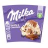 MILKA Tarrina de helado de vainilla con trozos y chocolate con leche 425 ml