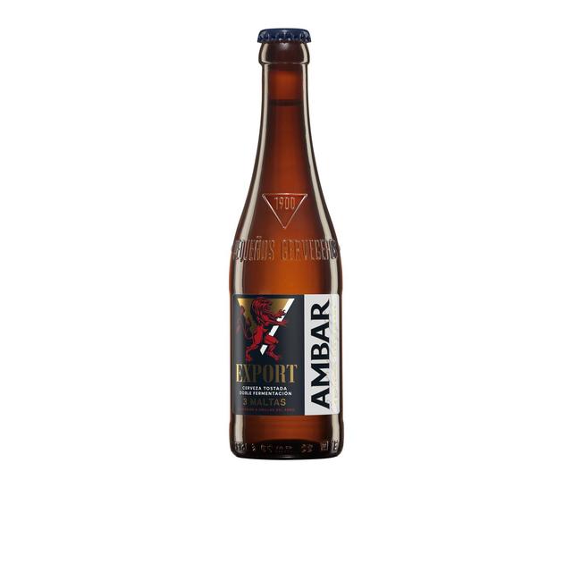 Cerveza tostada Ambar Export doble fermentación botella 33 cl