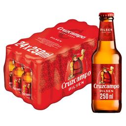 CRUZCAMPO Cerveza tipo Pilsen pack 24 uds de 25 cl