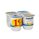 Yogur sabor plátano Danone sin gluten pack de 4 unidades de 120 g