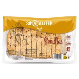 Pan de molde con semillas sin gluten El molino de Dia bolsa 280 g