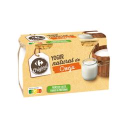 Yogur natural de oveja Carrefour Original pack de 2 unidades de 115 g