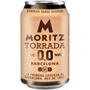 Cerveza tostada 0,0 moritz, lata 33 cl