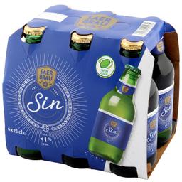 Cerveza sin alcohol pack de 6 botellas de 25 cl