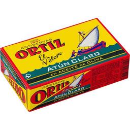 Atún claro en aceite de oliva ortiz, lata 112 g