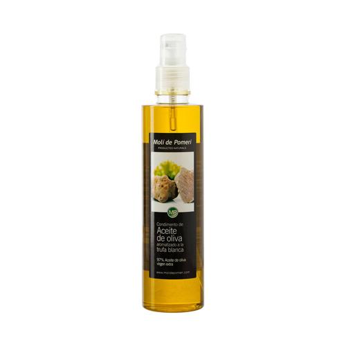 MOLÍ DE POMERÍ Aceite de oliva virgen extra en spray aromatizado con trufa blanca  botella 250 ml