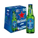 Cerveza Heineken Lager 0,0 sin alcohol pack 6 botellas 25 cl
