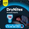 Pants de noche niño 16-23 kg 3-5 años drynites, paquete 16 uds