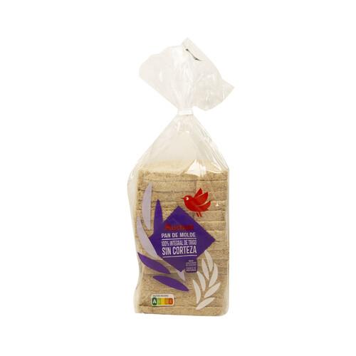 PRODUCTO ALCAMPO Pan de molde integral sin corteza 450 g