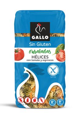 Hélices sin gluten Gallo 450g con vegetales