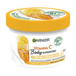 GARNIER Loción corporal nutri-iluminadora con mango y vitamina C, para pieles secas GARNIER Superfood 400 ml