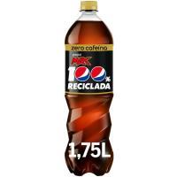 Refresco cola s/azúcar-s/cafeína pepsi max, botella 1,75 litros