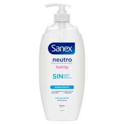 Gel de ducha hidratante neutro family Sanex 750 ml