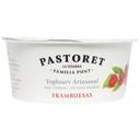 Yogur artesanal con frambuesa Pastoret vaso 125 g