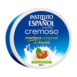 INSTITUTO ESPAÑOL Crema corporal cremosa y extra hidratante con manteca de Karité INSTITUTO ESPAÑOL 400 ml