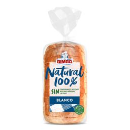 Pan de molde natural blanco con corteza Bimbo sin lactosa 360 g