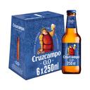 CRUZCAMPO Cerveza sin alcohol (0,0% Vol.) pack de 6 uds. de 25 cl