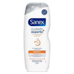 Gel de ducha prebiótico piel sensible Sanex botella 600 ml