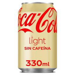 Coca Cola light sin cafeína lata 33 cl