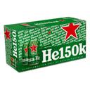 Cerveza rubia Heineken Lager pack de 18 latas de 33 cl