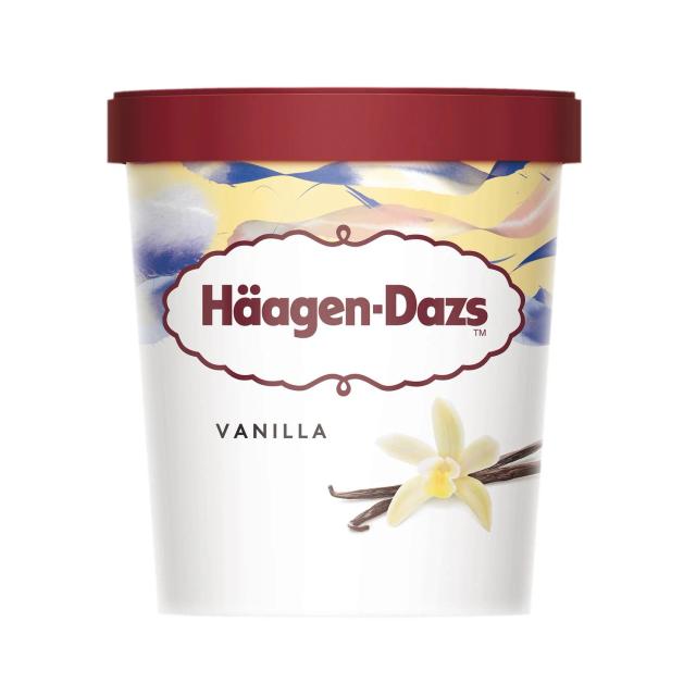 Helado de vainilla Häagen Dazs sin gluten 460 ml