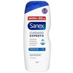 Gel de ducha cuidado sanex, bote 600 ml