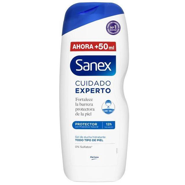 Gel de ducha cuidado sanex, bote 600 ml