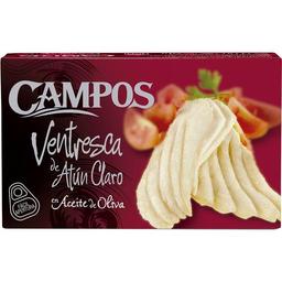Ventresca de atún claro en aceite de oliva campos, lata 111 g