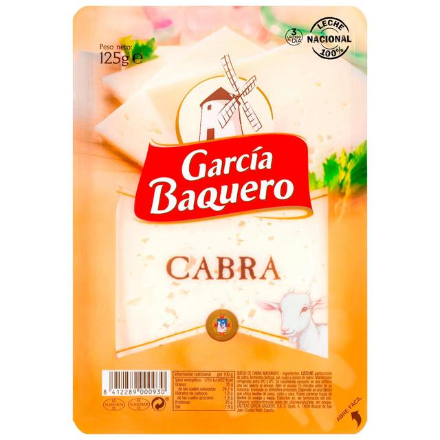 Queso cabra lonchas García Baquero 125 g