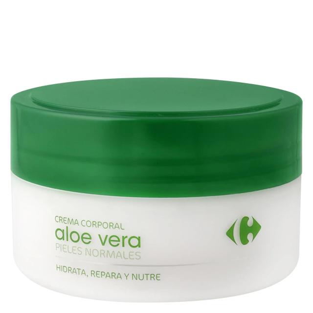 Crema corporal Aloe Vera pieles normales Carrefour 200 ml