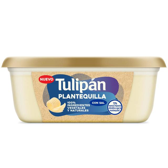 Plantequilla con sal para untar Tulipan sin gluten y sin lactosa 200 g