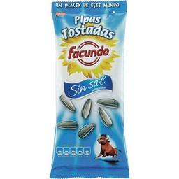 Pipas tostadas sin sal facundo, bolsa 100 g