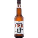 Cerveza ipa ambar, botellín 33 cl
