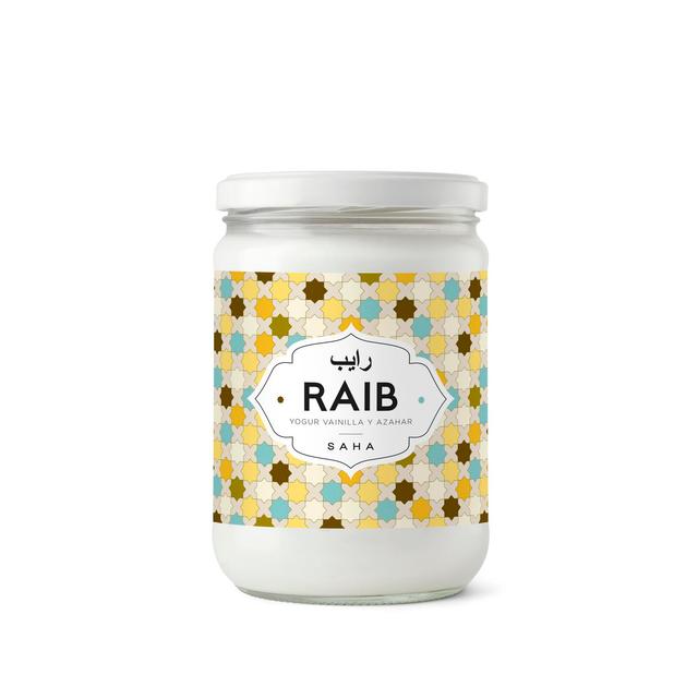 Yogur sabor vainilla y azahar Saha 420 g