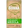 Café molido mezcla 70/30 bonka, paquete 250 g