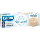 Atún claro super natural calvo, pack 3x65 g