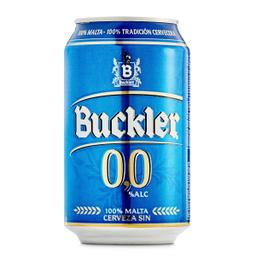 Cerveza 0,0% alcohol Buckler lata 33 cl