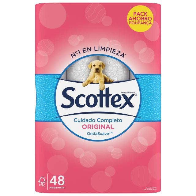 Papel higiénico Original Scottex 48 rollos